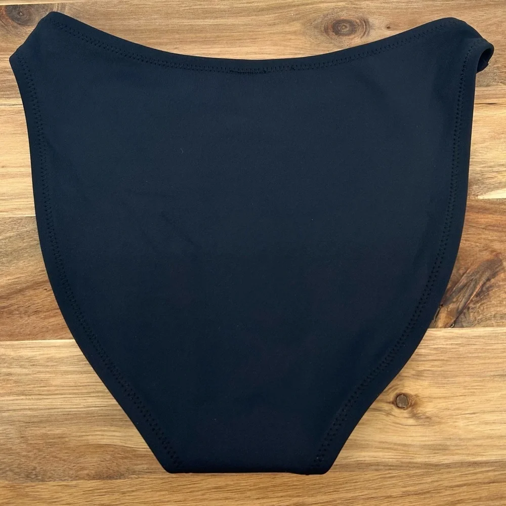 NWT SKIMS Shaping Swim Dipped Bikini Bottoms in Onyx Size XS